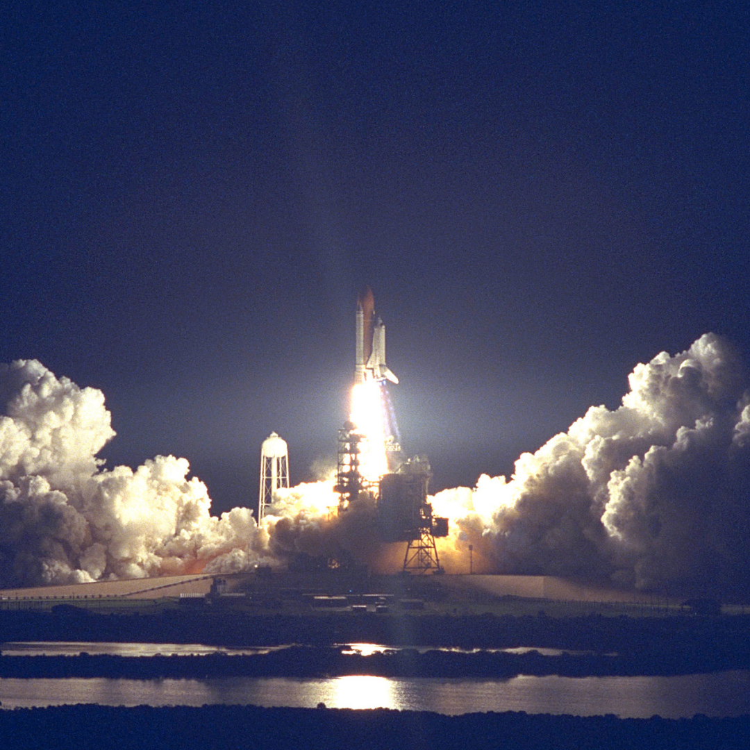 Space ship start representing the re-launch of the smartmerger.com M&A solution